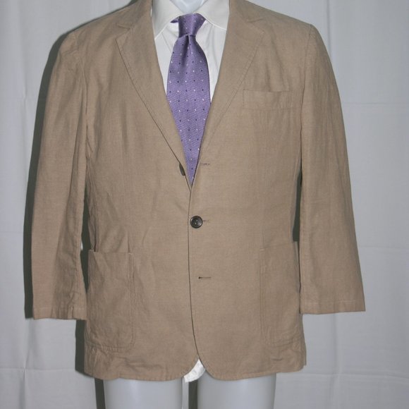 Freemans Sporting Club Linen Blend Blazer 42 S - Picture 2 of 11